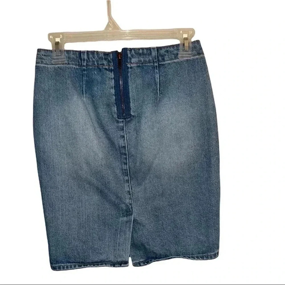 GAP 1969 DENIM JEAN DISTRESSED MINI SKIRT!! SIZE 24 (US 00/XXS) - Picture 2 of 8